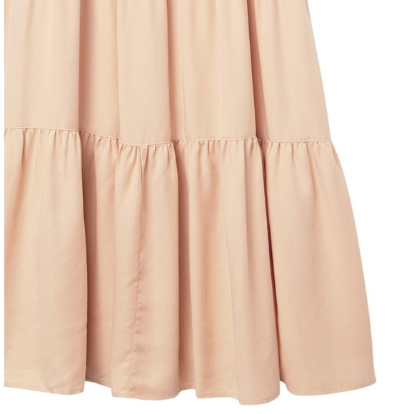 The Drop Women's Brit Tiered Ankle Maxi Tent Dress, Ginger, L - Picture 2 of 8